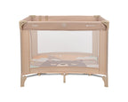 Kikkaboo Baby Cot Playpen Enjoy Beige Bear / Grey Cat / Mint Dino 2023