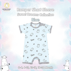 BBS Romper Short Sleeve Sweet Dreams Baa Baa Pink Blue