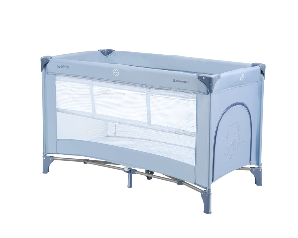 Kikkaboo Baby cot 2 levels So Gifted Beige / Blue / Navy  2023