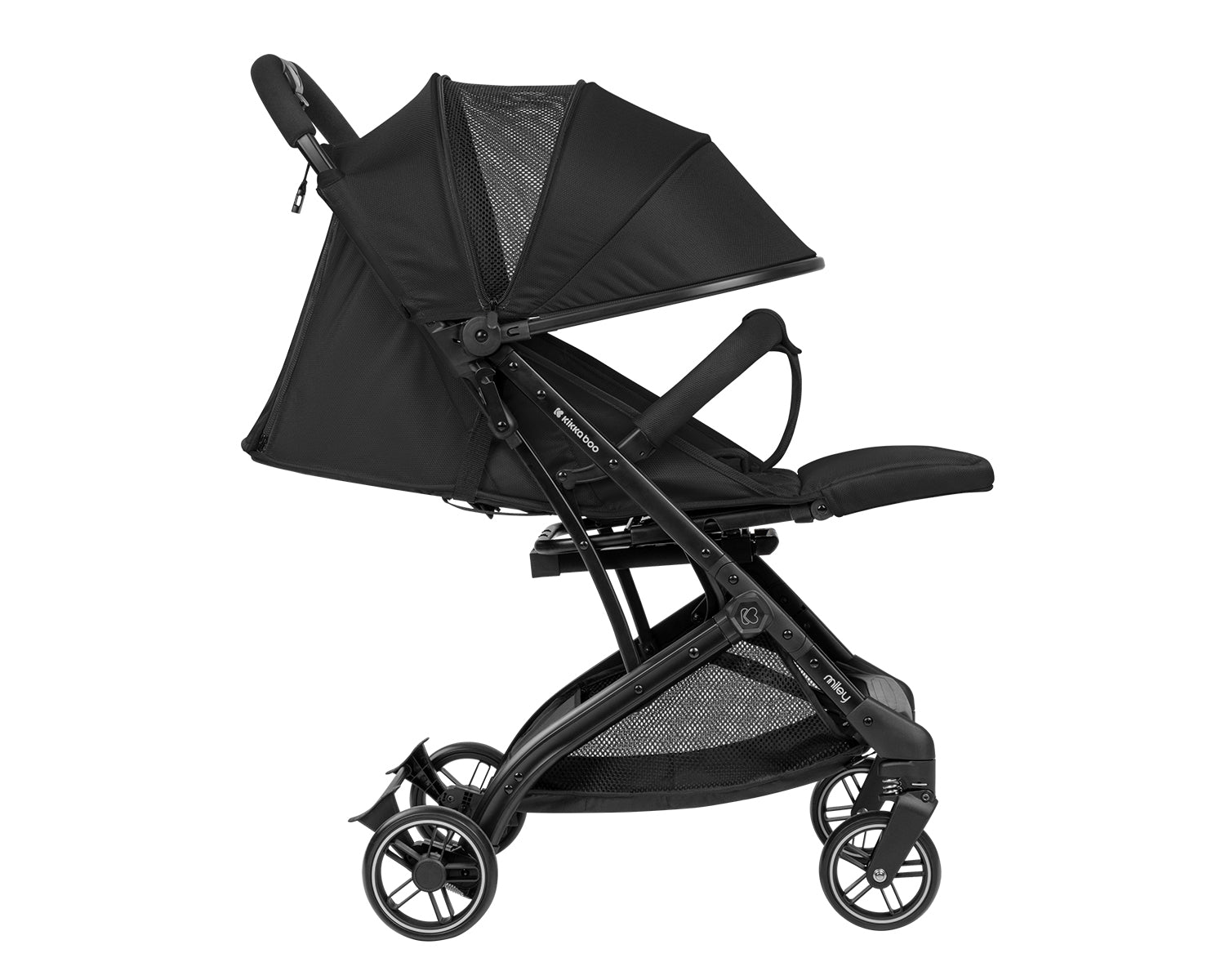 Kikkaboo stroller Pushchair Miley Black / Dark Grey 2024