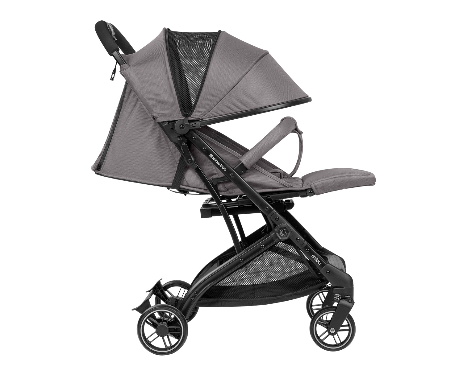 Kikkaboo stroller Pushchair Miley Black / Dark Grey 2024