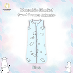BBS Wearable Blanket Zip Sweet Dreams Baa Baa Pink Blue