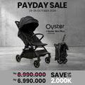 Oyster Stroller Mini Plus Carbonite Black Chassis