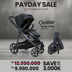 Oyster 3 Stroller Plus Carbonite Gunmetal Chassic