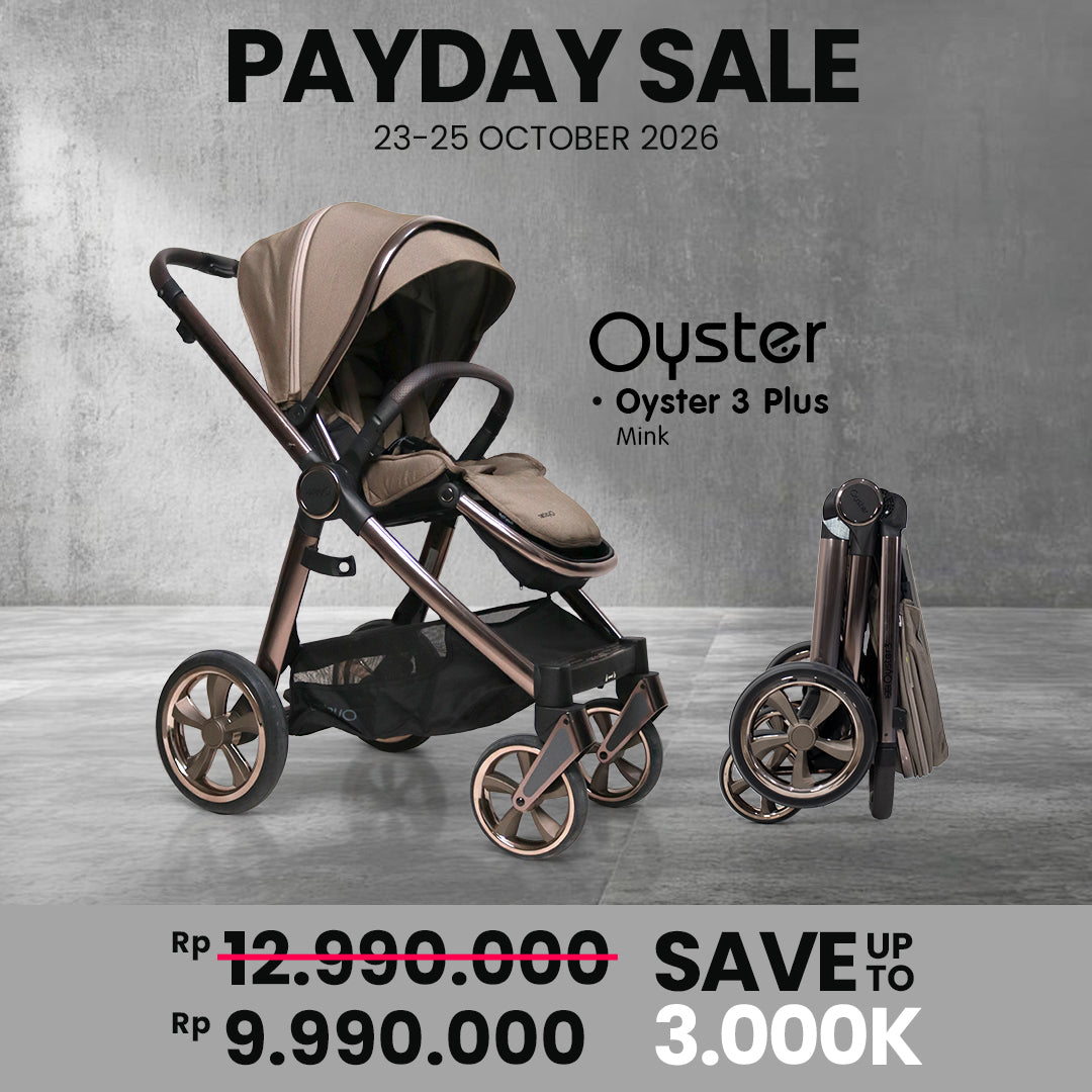 Oyster 3 Stroller Plus Mink Bronze Brown Chassic