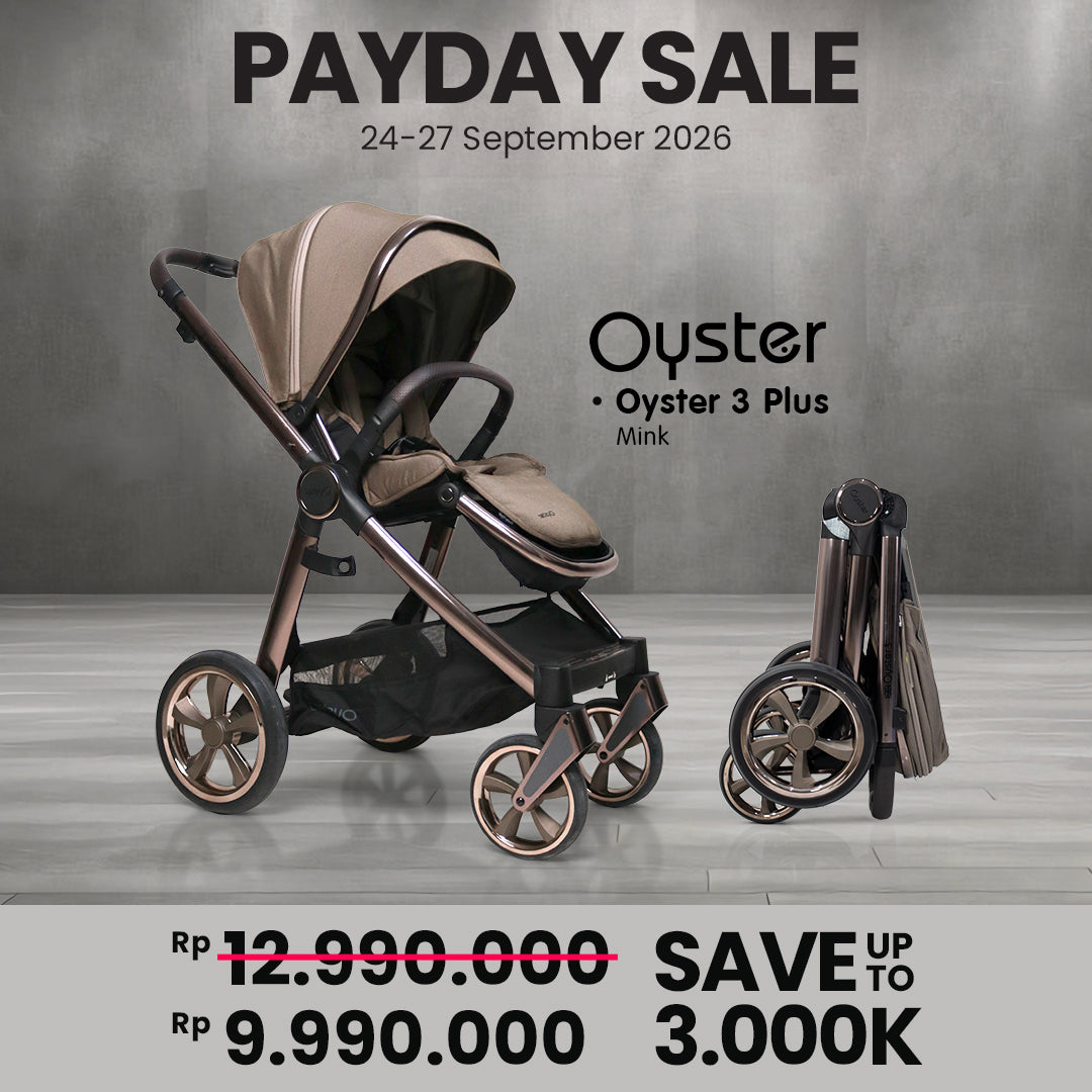 Oyster 3 Stroller Plus Mink Bronze Brown Chassic
