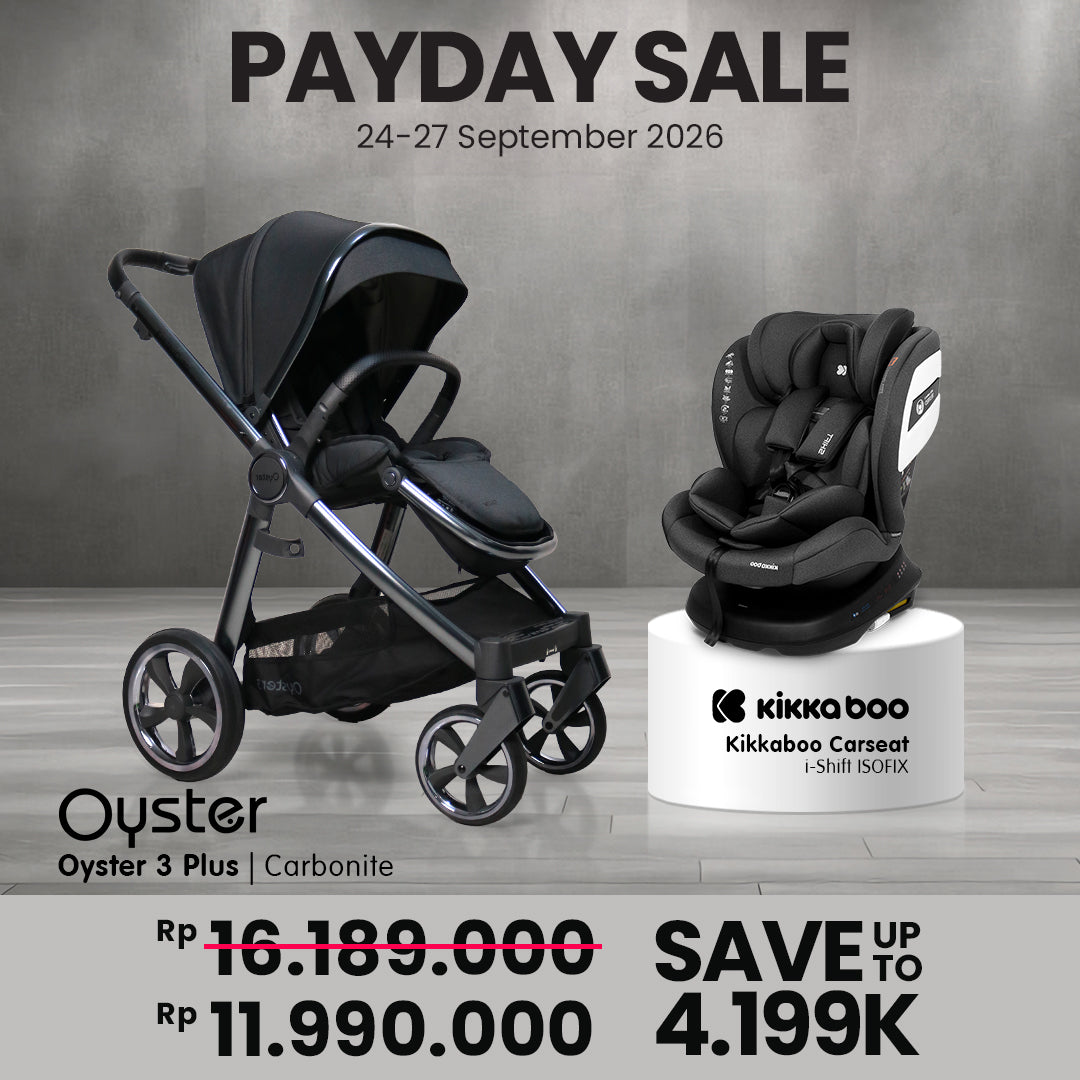 BUY 1 GET Oyster 3 Plus Free Kikkaboo Carseat I-Shift