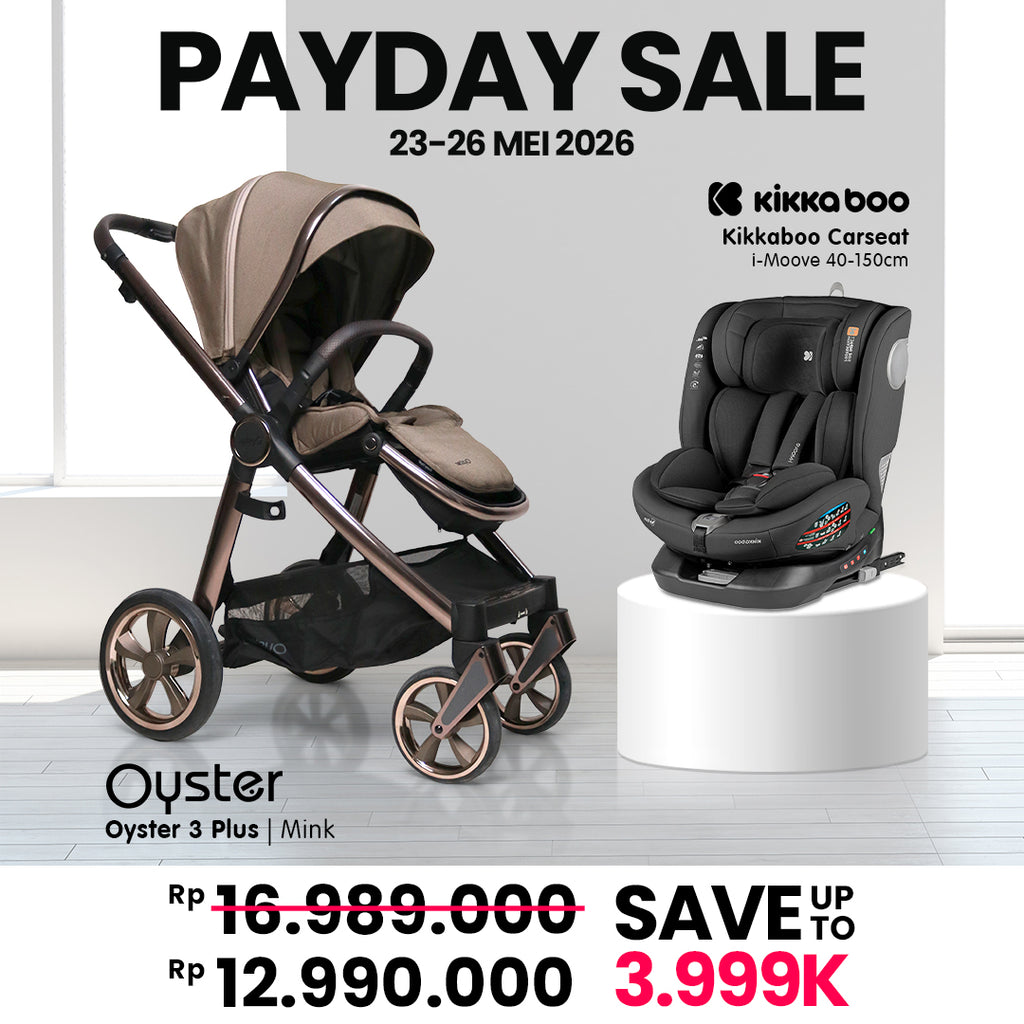 BUY 1 GET Oyster 3 Plus Free Kikkaboo Carseat I-Shift