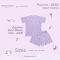 Baabaasheepz Pyajamas Set Short Sleeve Flamingo Adult / Set Pakaian Dewasa Mmehuillet