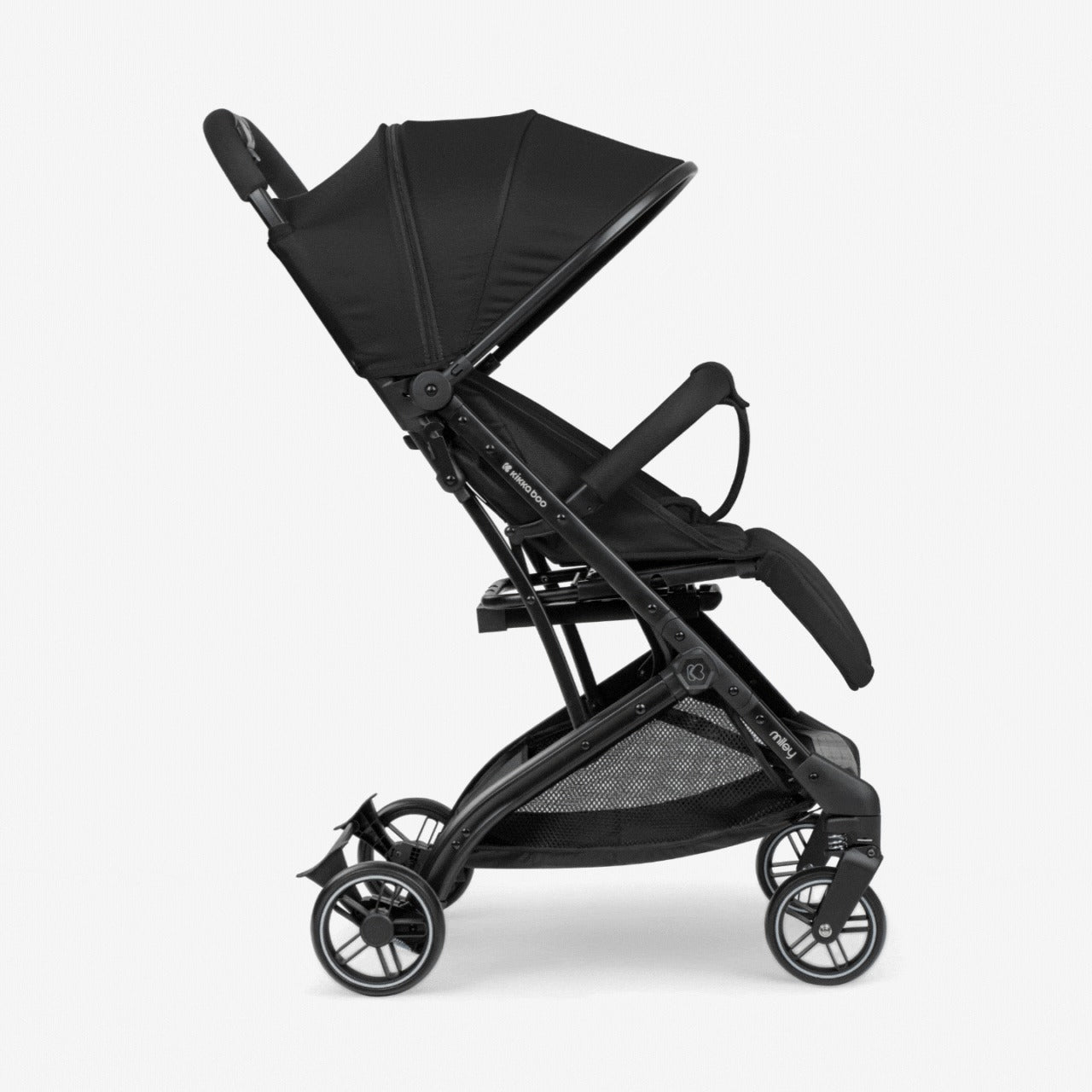 Kikkaboo stroller Pushchair Miley Black / Dark Grey 2024