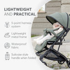 Kikkaboo stroller Pushchair Miley Black / Dark Grey 2024
