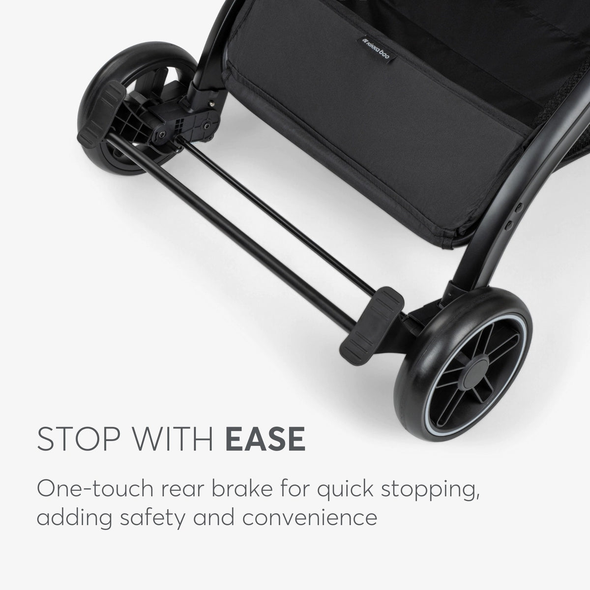 Kikkaboo stroller Pushchair Miley Black / Dark Grey 2024