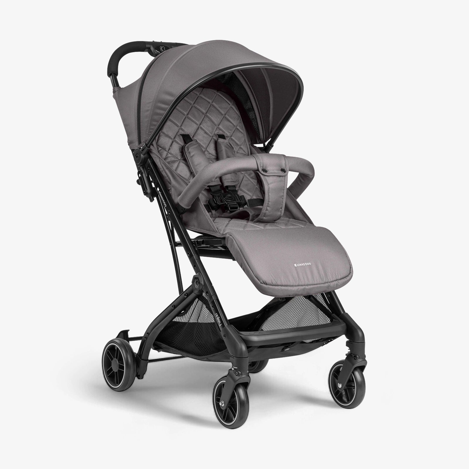 Kikkaboo stroller Pushchair Miley Black / Dark Grey 2024