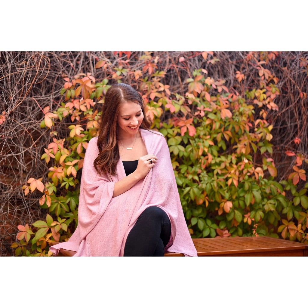 Bebitza Textured Knit Nursing Cover / Apron Menyusui Import Bebitza