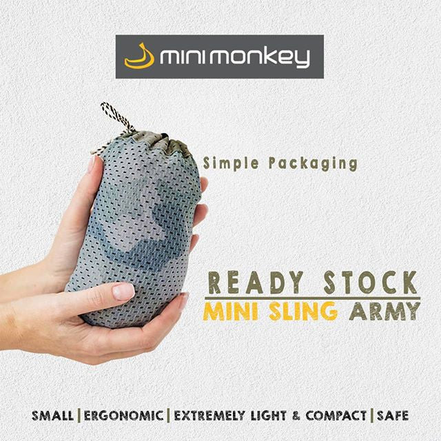 Minimonkey Mini Sling Army / Gendongan Bayi