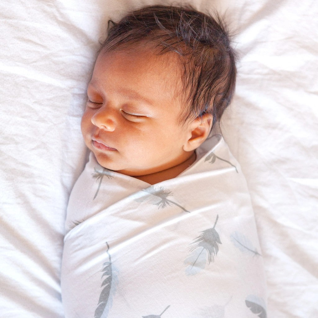 Bebitza 2 pack Bamboo Baby Wrap - Bird Feather / Bedongan Bayi Import