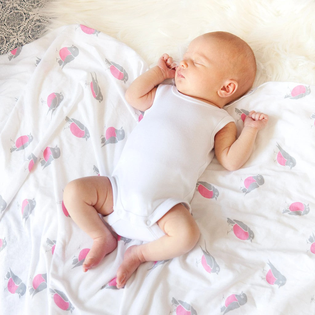 Bebitza 2 pack Bamboo Baby Wrap - Bird Feather / Bedongan Bayi Import