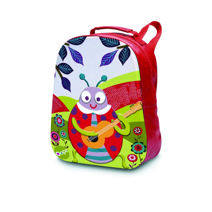 Oops Happy Backpack Ladybug / Tas Anak Sekolah / Tas Anak Import
