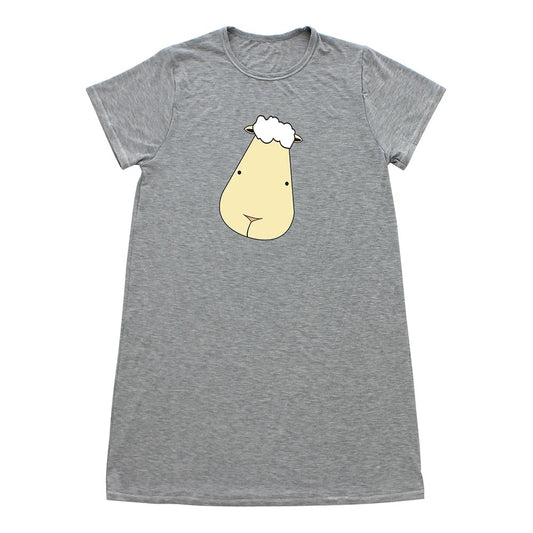 Dress Grey Baa Baa Sheepz / Dress Dewasa Baa Baa Sheepz
