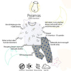 Pyjamas Set Baabaasheepz Bayi / Piyama Bayi Size 0-24 Months Baabaasheepz