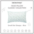 BBS Head Pillow Small Star & Sheepz Blue/Pink/White/Grey Kids