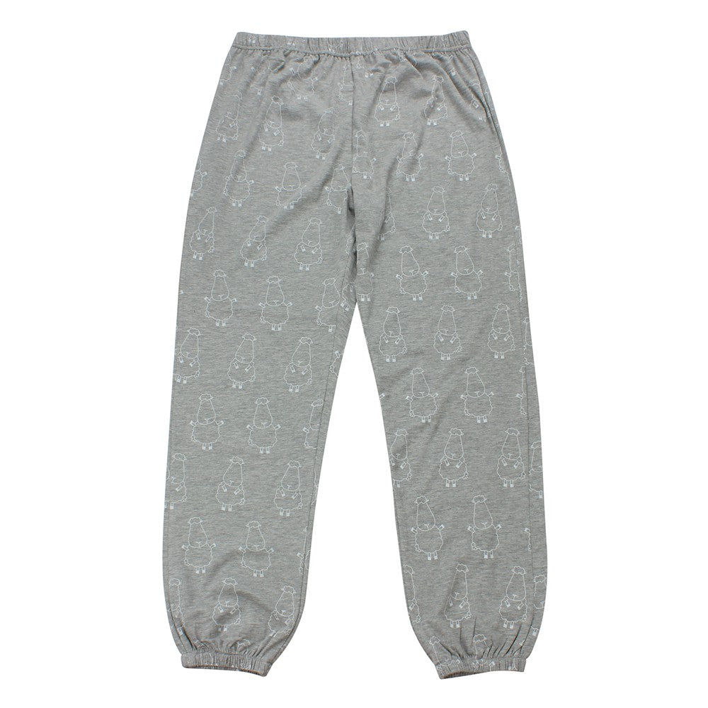Pyjamas Adult Long Sleeve Big Sheepz White Baa Baa Sheepz / Pyjamas Dewasa / Baju Tidur Baabaasheepz