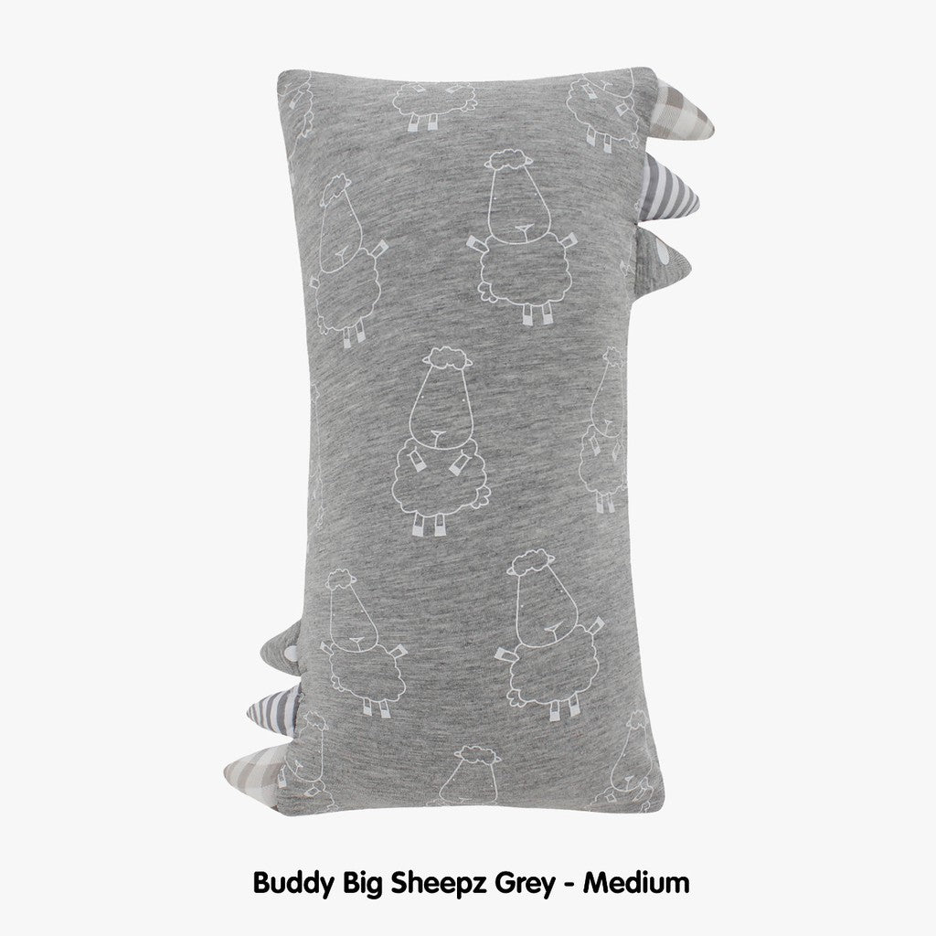 Pillow Buddy Baa Baa Sheepz Medium Grey Size / Bantal Medium Grey Baa Baa Sheepz