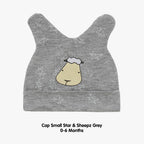Baabaasheepz Bamboo Cap / Topi Baabaasheepz Bayi 0-6months