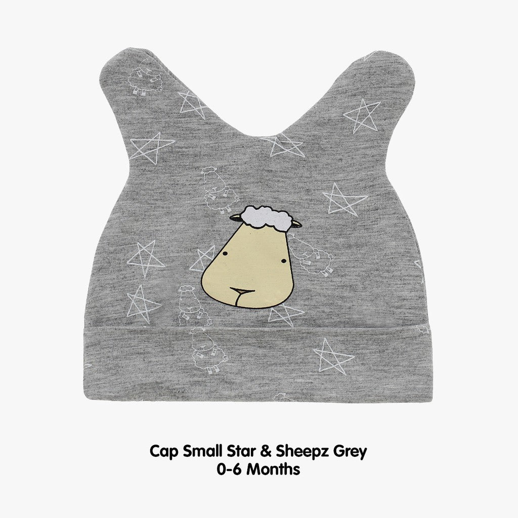 Baabaasheepz Bamboo Cap / Topi Baabaasheepz Bayi 0-6months
