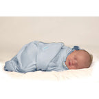 Bebitza 2 pack Bamboo Baby Wrap - Cream Blue /  Bedongan Bayi Import