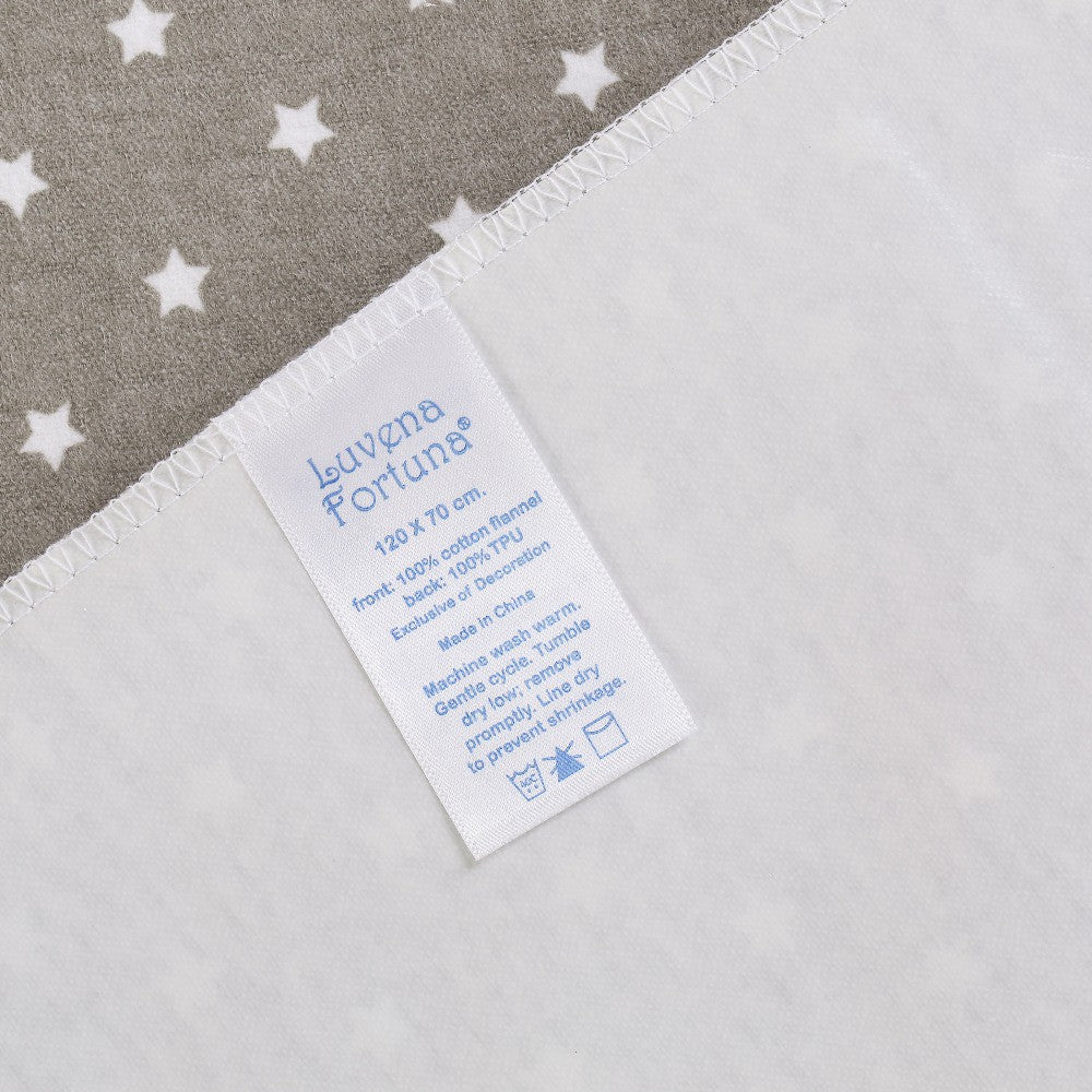 Luvable Friends - Water Proof Pads Pack - Grey / Alas Bedong Bayi