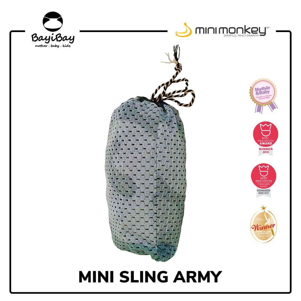 Minimonkey Mini Sling Army / Gendongan Bayi