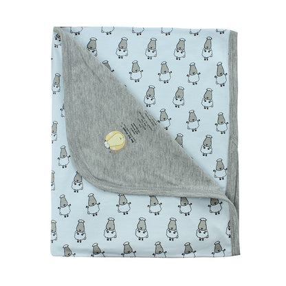 Double Layer Blanket Small Sheepz Baabaasheepz / Selimut Bayi Baabaaheepz