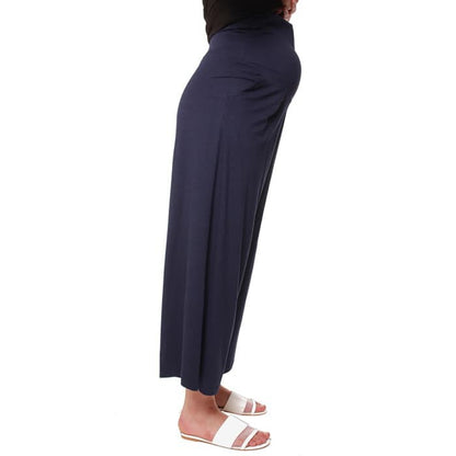 Spring Maternity Giselle Wide Leg Pants Navy / Celana Hamil Impor