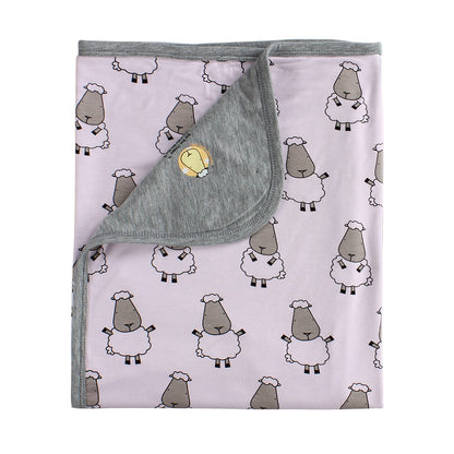Double Layer Blanket Big Sheepz  Baa Baa Sheepz / Selimut Bayi 80x100cm Baabaasheepz