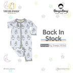 Romper White Big Sheepz Baabaasheepz / Romper Anak Baabaasheepz Lengan Panjang