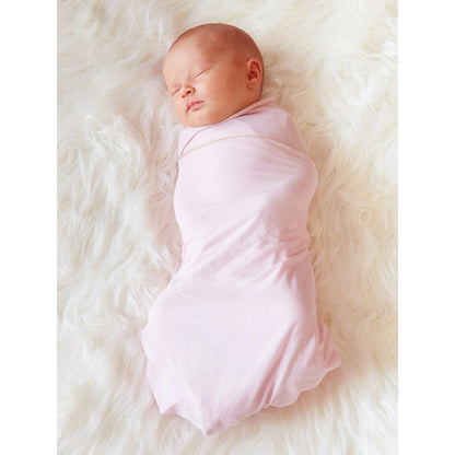 Bebitza 2 pack Bamboo Baby Wrap - Cream Pink / Bedongan Bayi Import