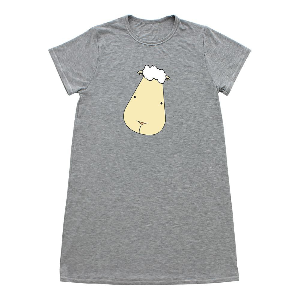 Dress Grey Baa Baa Sheepz / Dress Dewasa Baa Baa Sheepz