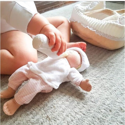 Bonikka Carry Cot - With Baby Grace, with Bottle & Blanket