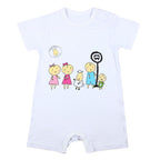 Romper Short Sleeve Baabaasheepz / Romper Pendek Bayi Baabaasheepz