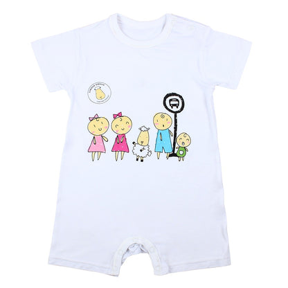 Romper Short Sleeve Baabaasheepz / Romper Pendek Bayi Baabaasheepz