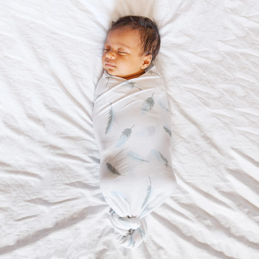 Bebitza 2 pack Bamboo Baby Wrap - Bird Feather / Bedongan Bayi Import