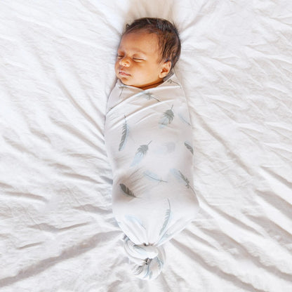 Bebitza 2 pack Bamboo Baby Wrap - Bird Feather / Bedongan Bayi Import