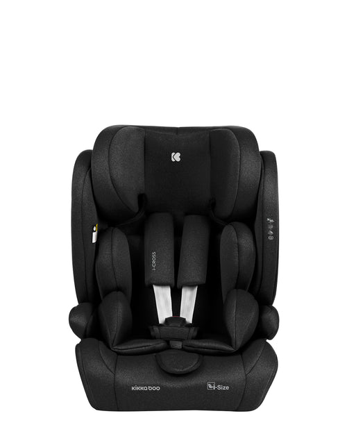 Kikkaboo Car seat 76-150 cm i-Cross i-SIZE Black / Dark Grey / Brown