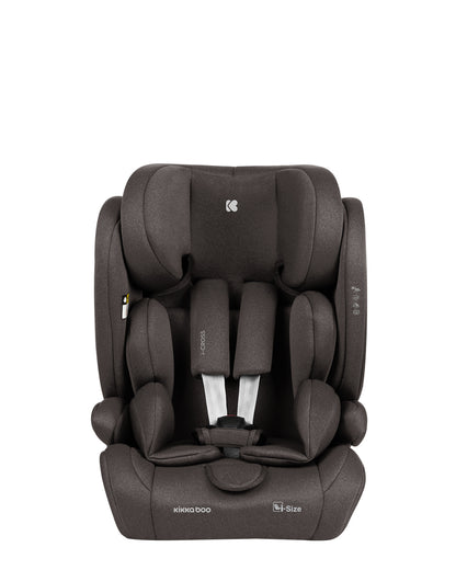 Kikkaboo Car seat 76-150 cm i-Cross i-SIZE Black / Dark Grey / Brown