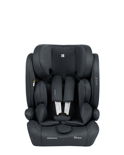 Kikkaboo Car seat 76-150 cm i-Cross i-SIZE Black / Dark Grey / Brown