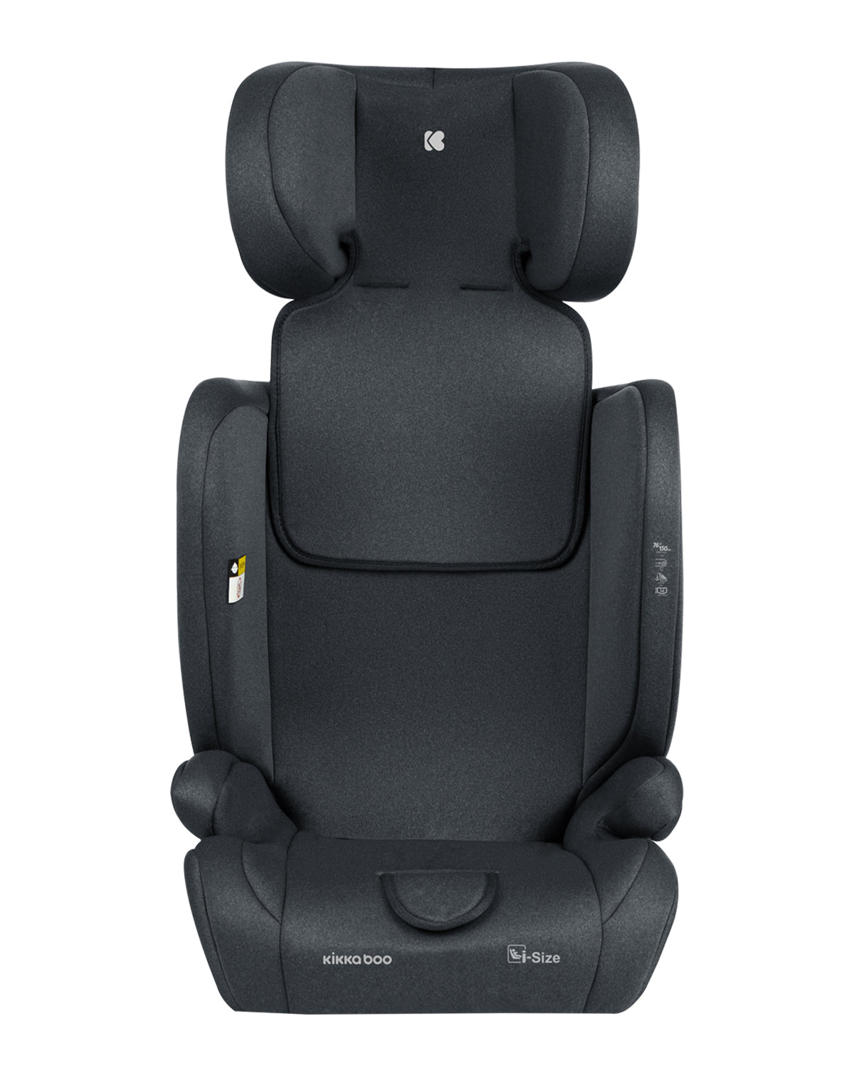 Kikkaboo Car seat 76-150 cm i-Cross i-SIZE Black / Dark Grey / Brown