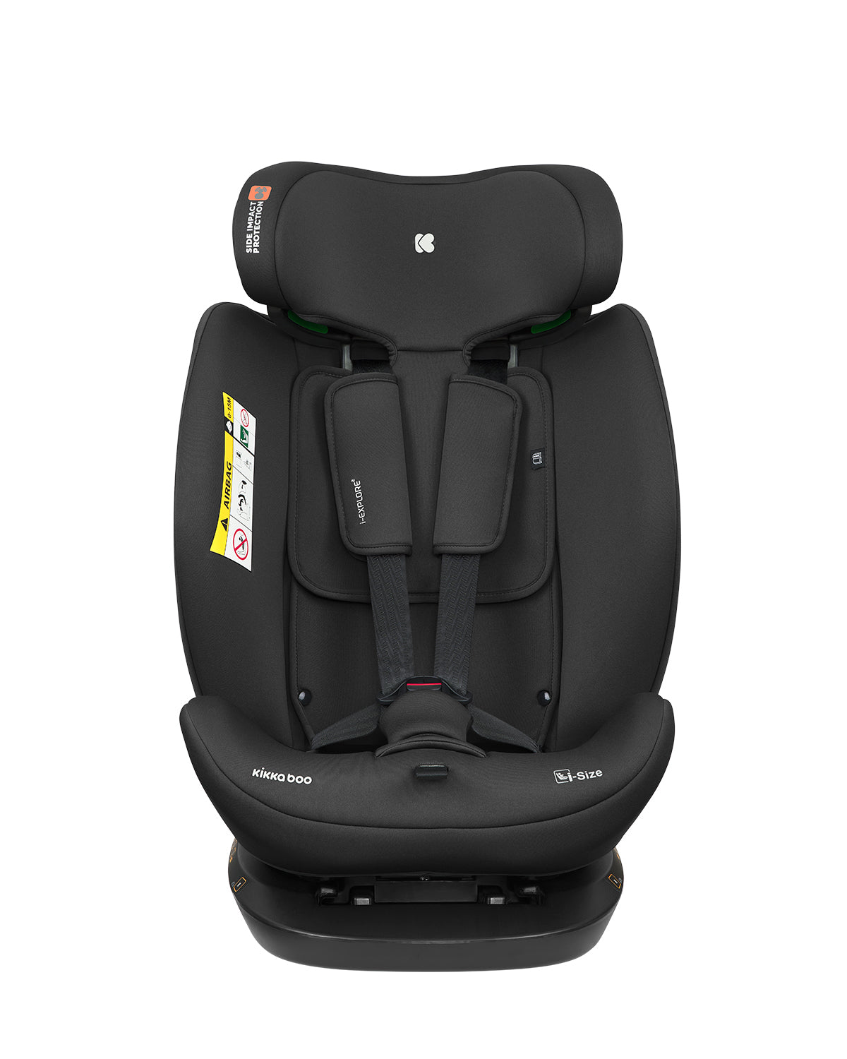 Kikkaboo Car seat 40-150 cm i-Explore 2 i-SIZE Black / Grey