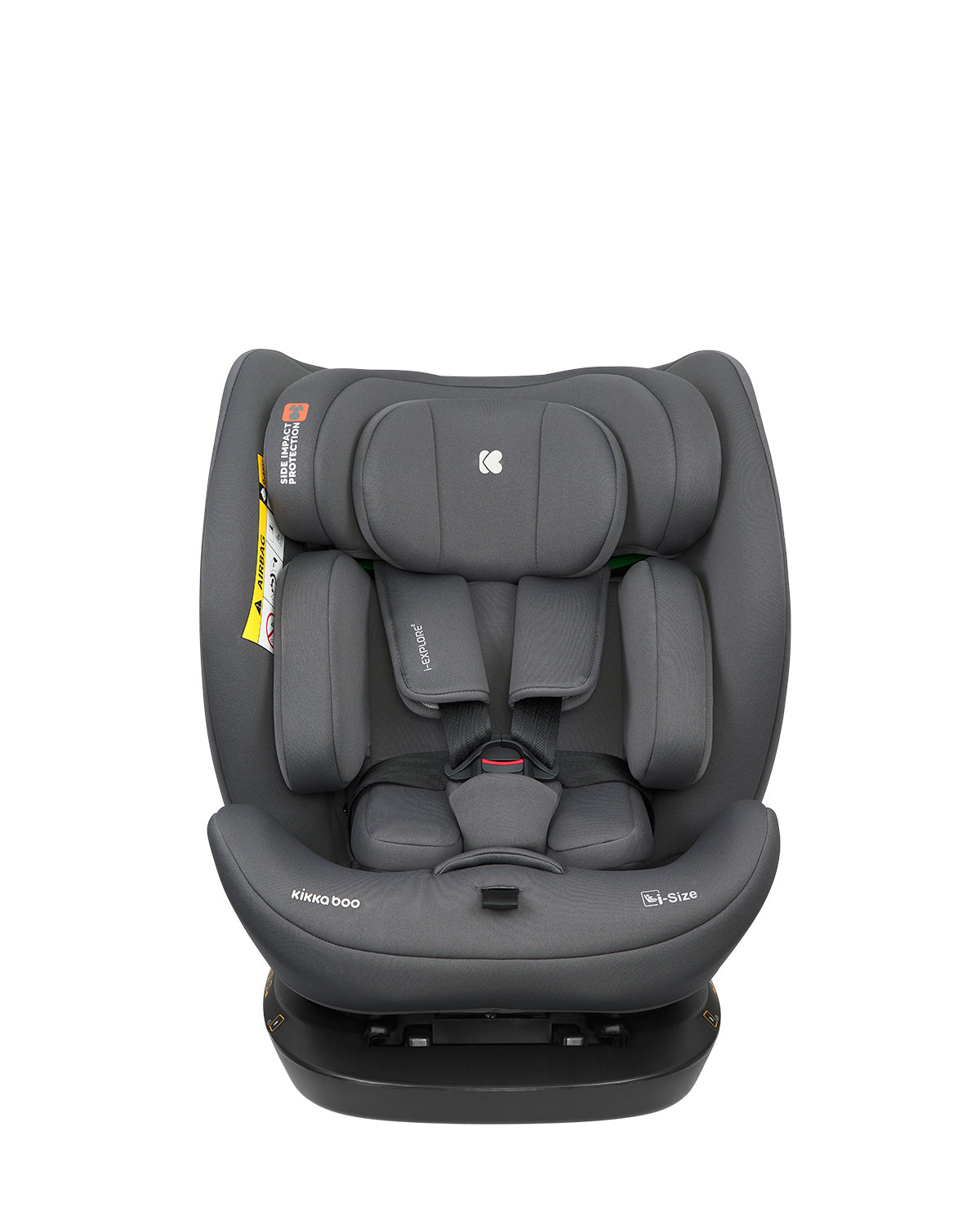 Kikkaboo Car seat 40-150 cm i-Explore 2 i-SIZE Black / Grey