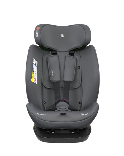Kikkaboo Car seat 40-150 cm i-Explore 2 i-SIZE Black / Grey